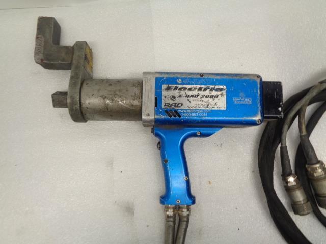 HYTORQ ELECTRIC E-RAD 2000 TORQUE GUN WITH CABLES USED R22