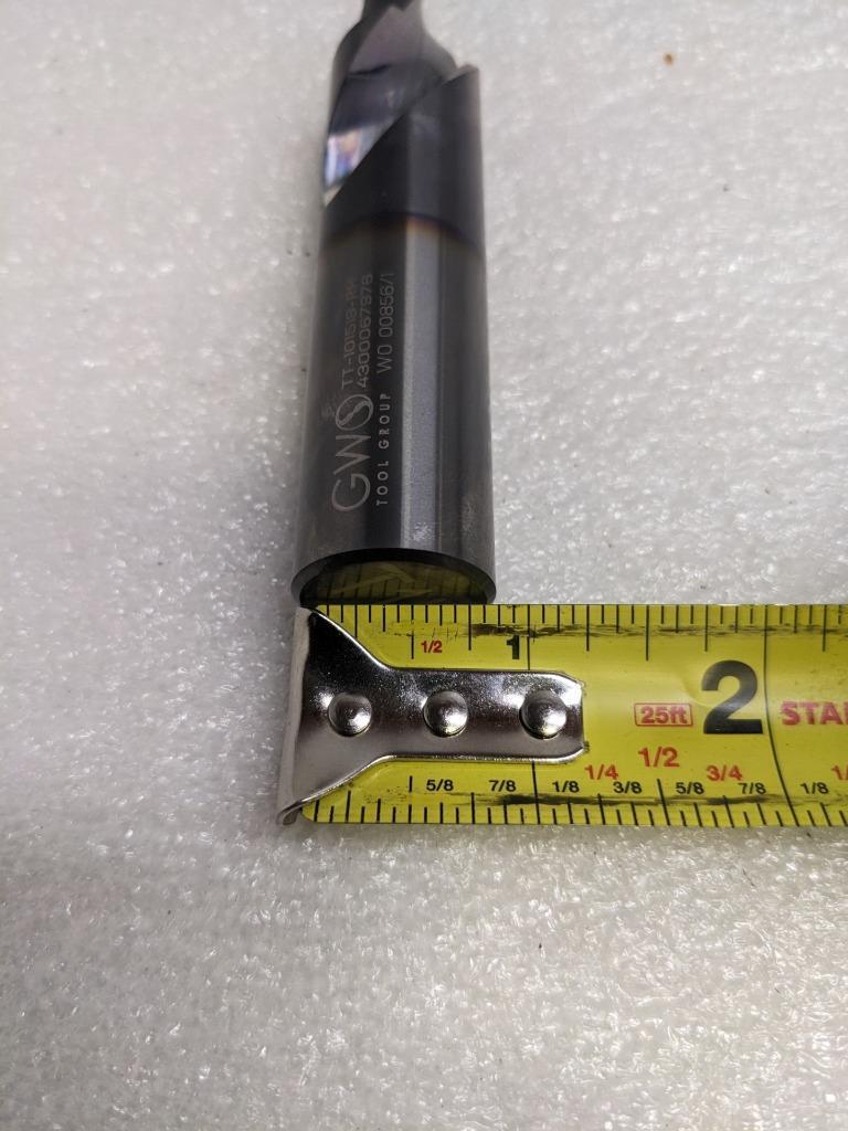 GWS TT-101519-RH STEP DRILL COBALT 4-1/2" OAL 11/16"-7/8" DIA 2FL NEW R22T5