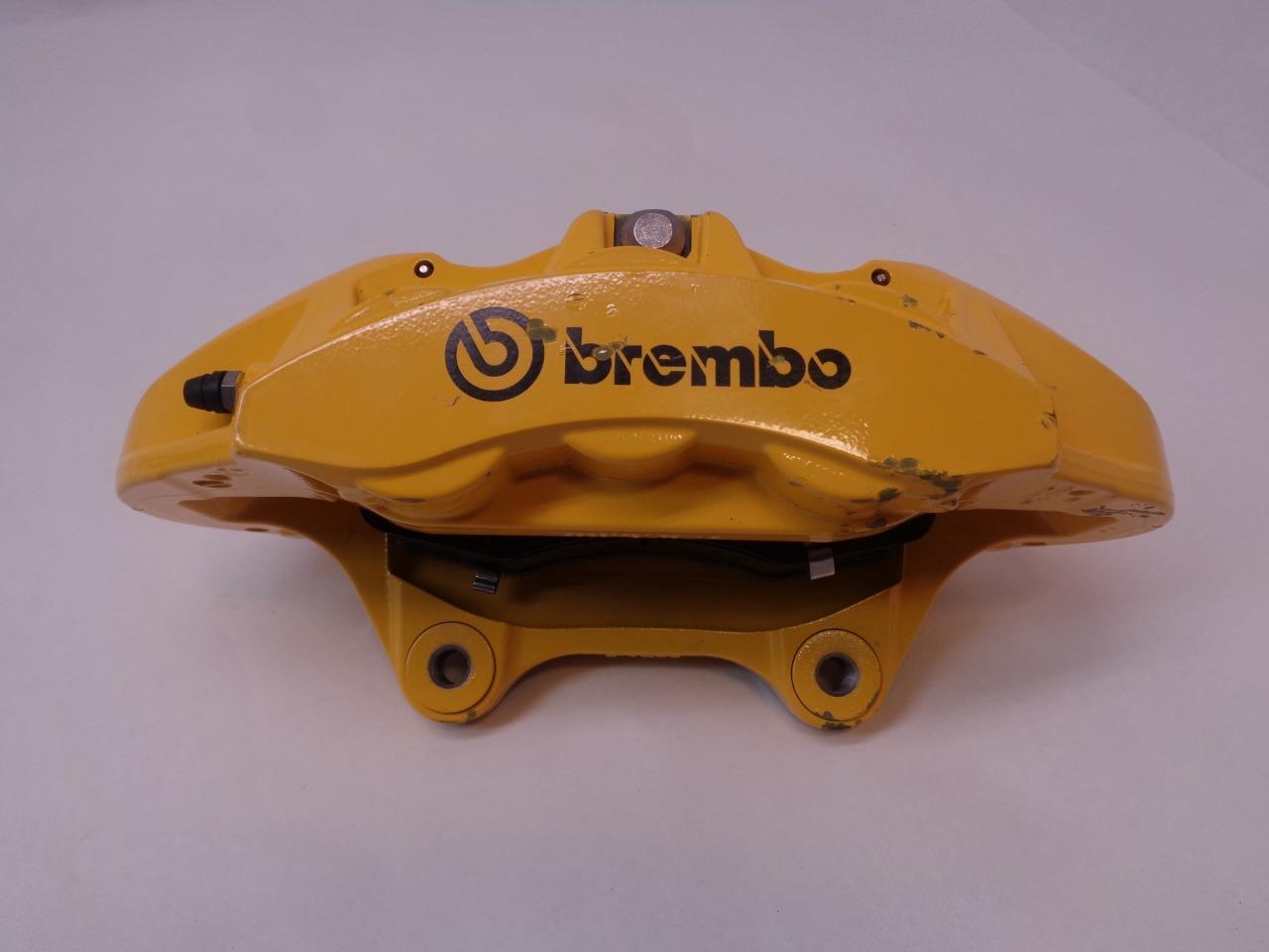 1 NEW GM/DODGE YELLOW BREMBO 6 PISTON REAR BRAKE CALIPER w/ PADS R7