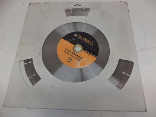 NEW GLOBAL 14" BLADE 1" ARBOR SEGMENTED DIAMOND SAW BLADE SP2T2