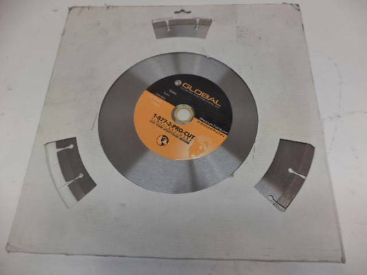 NEW GLOBAL 14" BLADE 1" ARBOR SEGMENTED DIAMOND SAW BLADE SP2T2