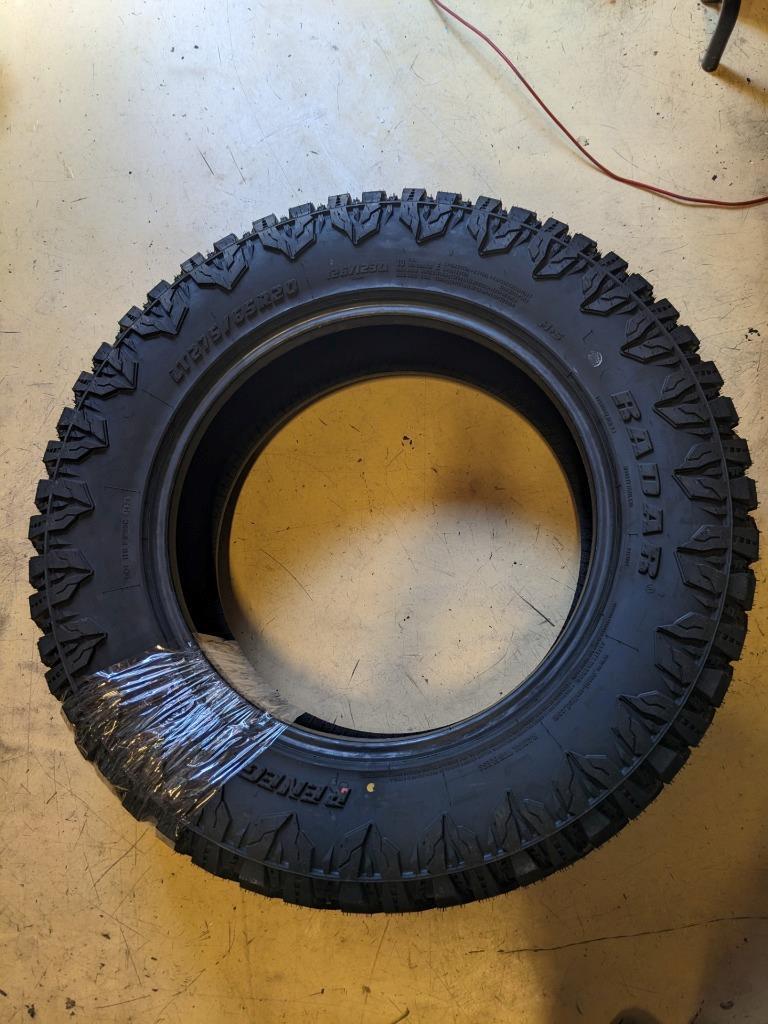 RADAR RENEGADE RT BSW LT 275 65 20 126/123Q LRE 10PLY TIRE RASYTH0120 CQ3