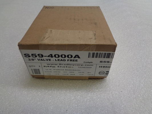 NEW BRADLEY NAVIGATOR SHOWER & EYEWASH THERMOSTATIC MIXING VALVE S59-4000A R11TC