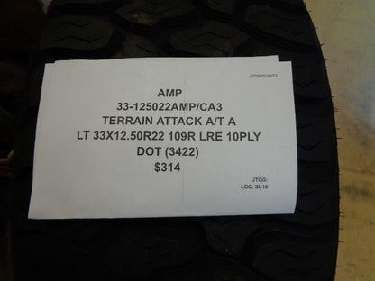 2 AMP TERRAIN TERRAIN ATTACK AT A 33 12.5 22 109R LRE 10PLY 33-125022AMP/CA3 CQ2