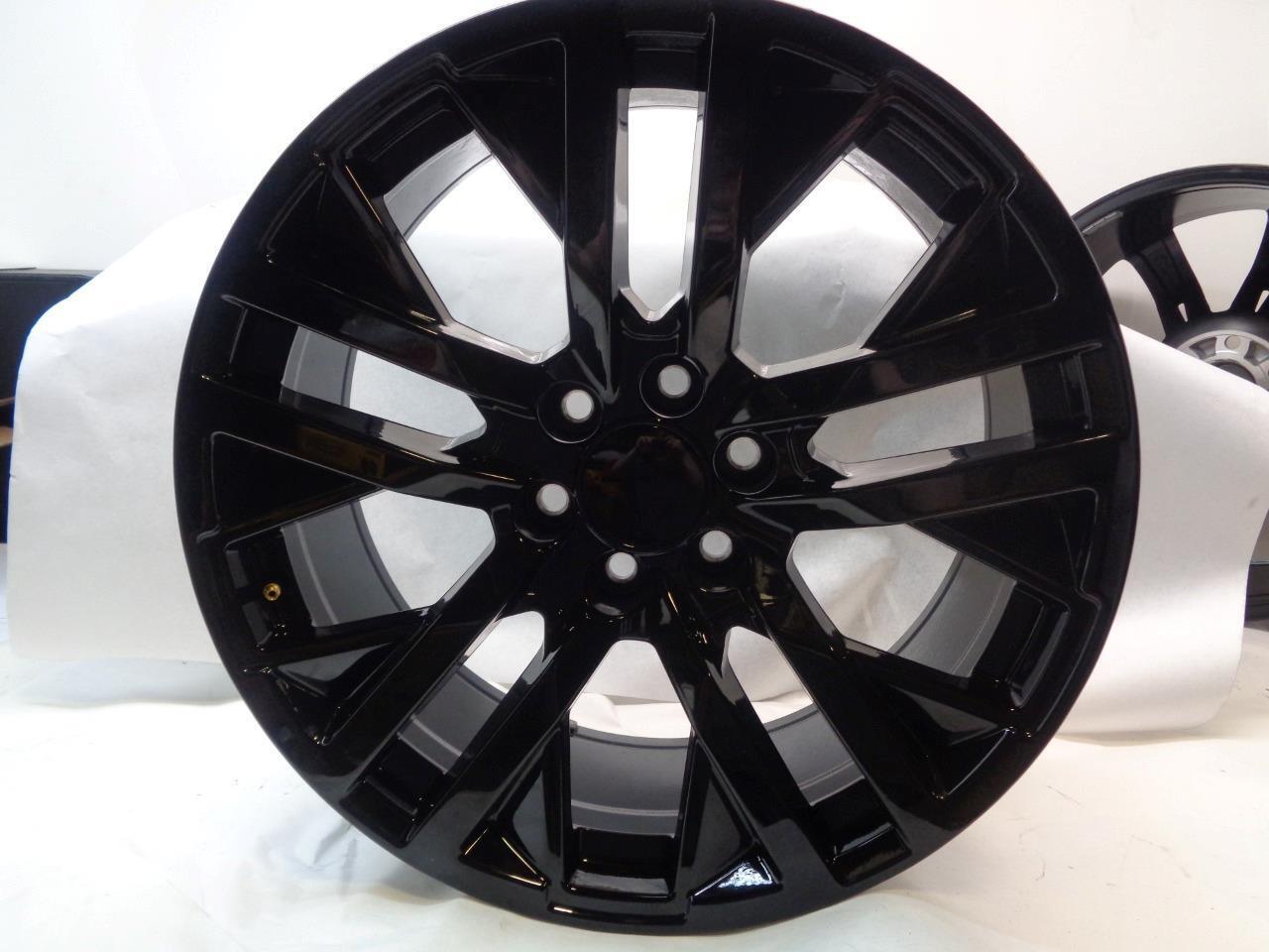 4PLAY OE CV38 22x9 6x139.7 BLACK ALLOY WHEEL CV38-22090-6550-28B SR