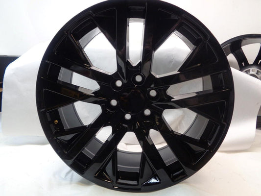 4PLAY OE CV38 22x9 6x139.7 BLACK ALLOY WHEEL CV38-22090-6550-28B SR