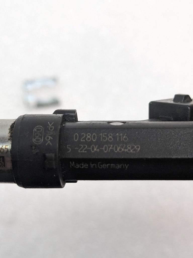 2005-2008 PORSCHE 911/996 FUEL INJECTOR BOSCH #6 280158116 USED 996BGL2T2