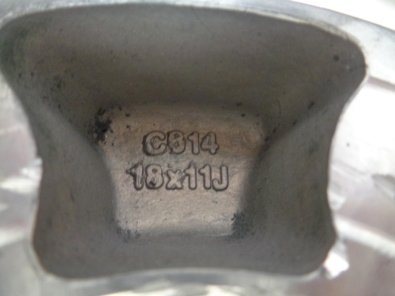 ACE SLICK CHROME WHEEL 18x11 ET53 5x120.65 C814811F26=53C R CORVETTE REPLICA WR