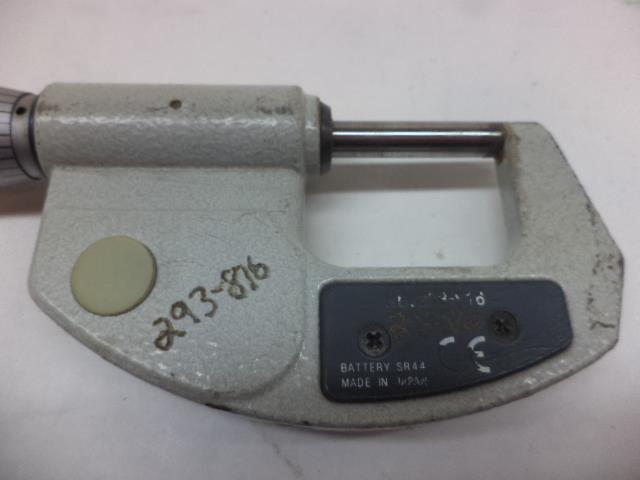 MITUTOYO MDC-LITE SERIES 293 0-1" DIGITAL OUTSIDE MICROMETER 293-816 R22T8