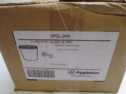 NEW APPLETON ELECTRIC VPGL-2HR 175W HT-RESIN GLOBE SR
