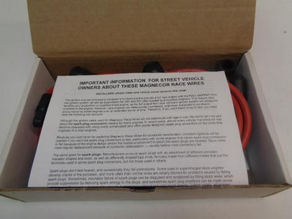 Magnecor 65108 Spark Plug Wires for Porsche 911 3.2/3.3 85-89 91-92 NEW R21