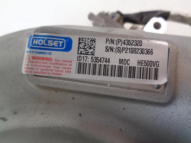 CUMMINS HOLSET 4352320 TURBOCHARGER HE500VG WITH ACTUATOR FOR QSX REMAN E1