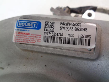 CUMMINS HOLSET 4352320 TURBOCHARGER HE500VG WITH ACTUATOR FOR QSX REMAN E1
