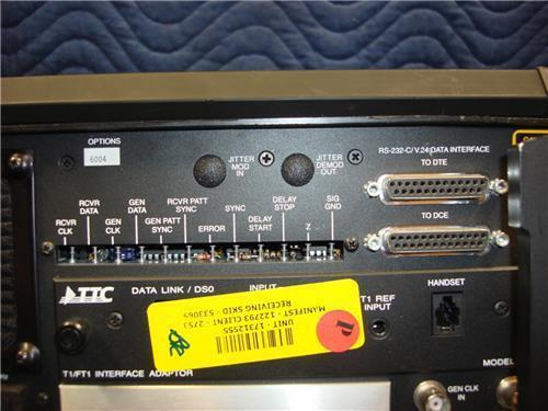 USED PORTABLE TTC ACTERNA FIREBERD 6000A COMMUNICATION ANALYZER R4