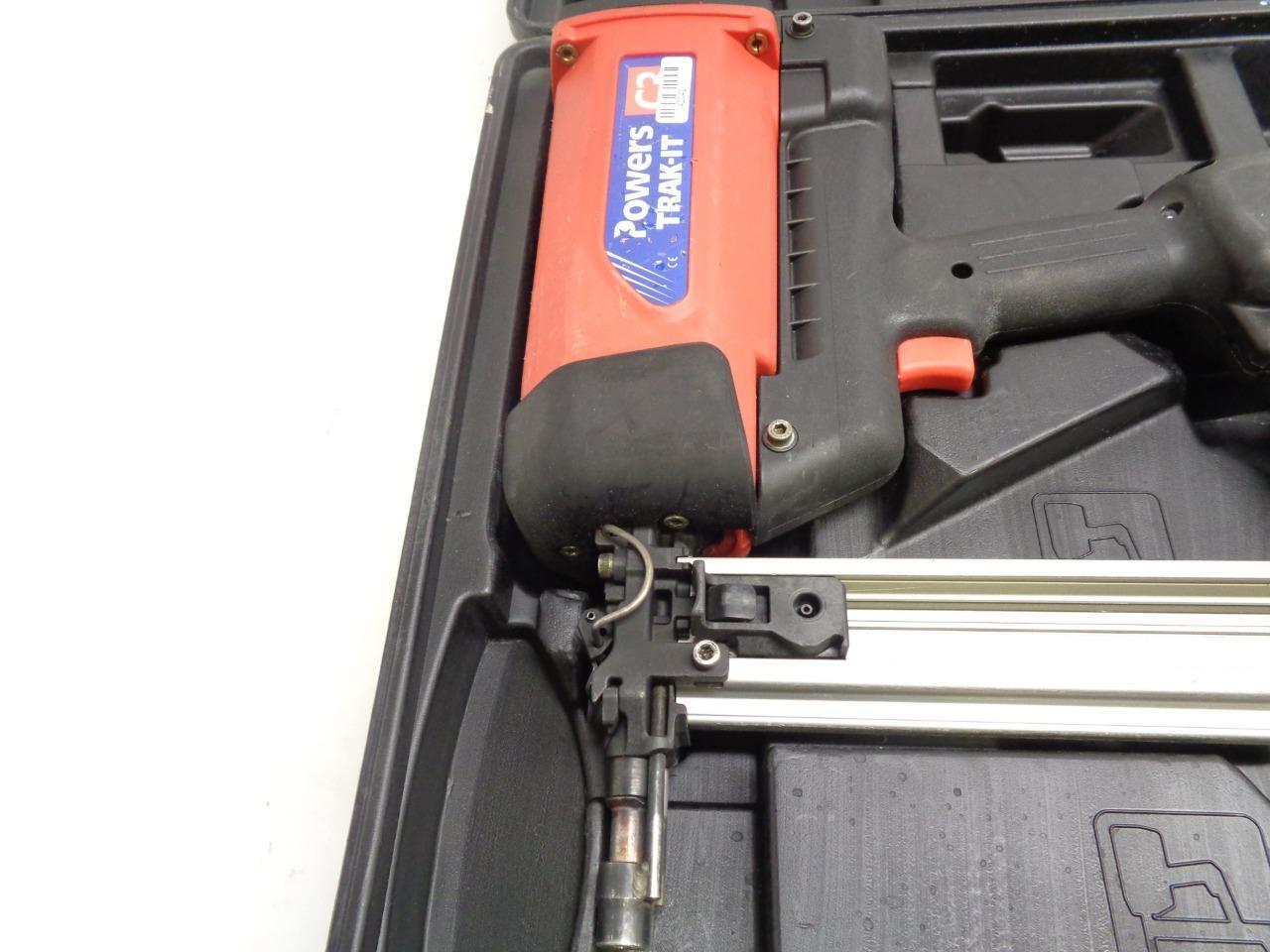 USED RED POWERS TRAK IT GAS NAILER C3 55011 NAILER ONLY BSR35