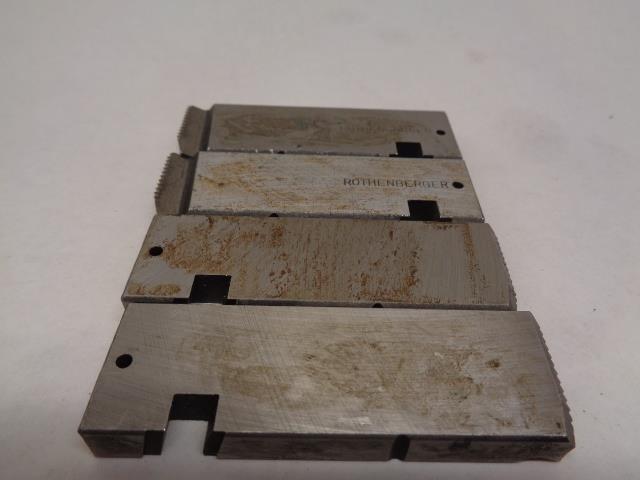 ROTHENBERGER 1/2-3/4" RIGHT HAND NPT ALLOY PIPE THREADED DIE HEADS R22T8