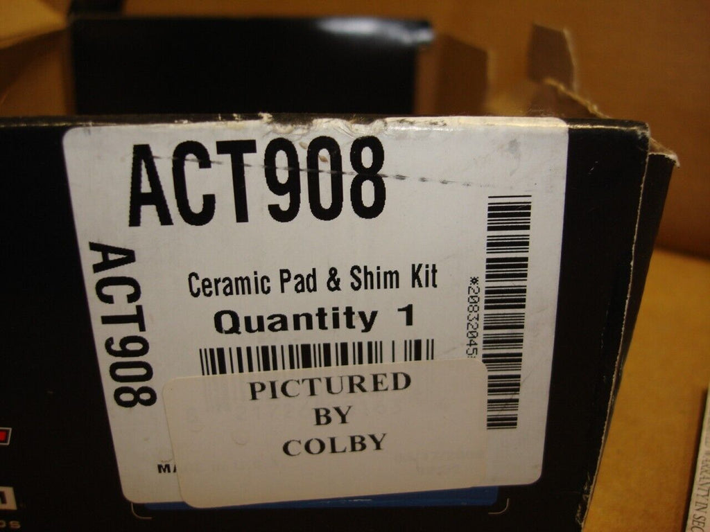 NEW AKEBONO FRONT CERAMIC DISC BRAKE PADS ACT908 R5TB