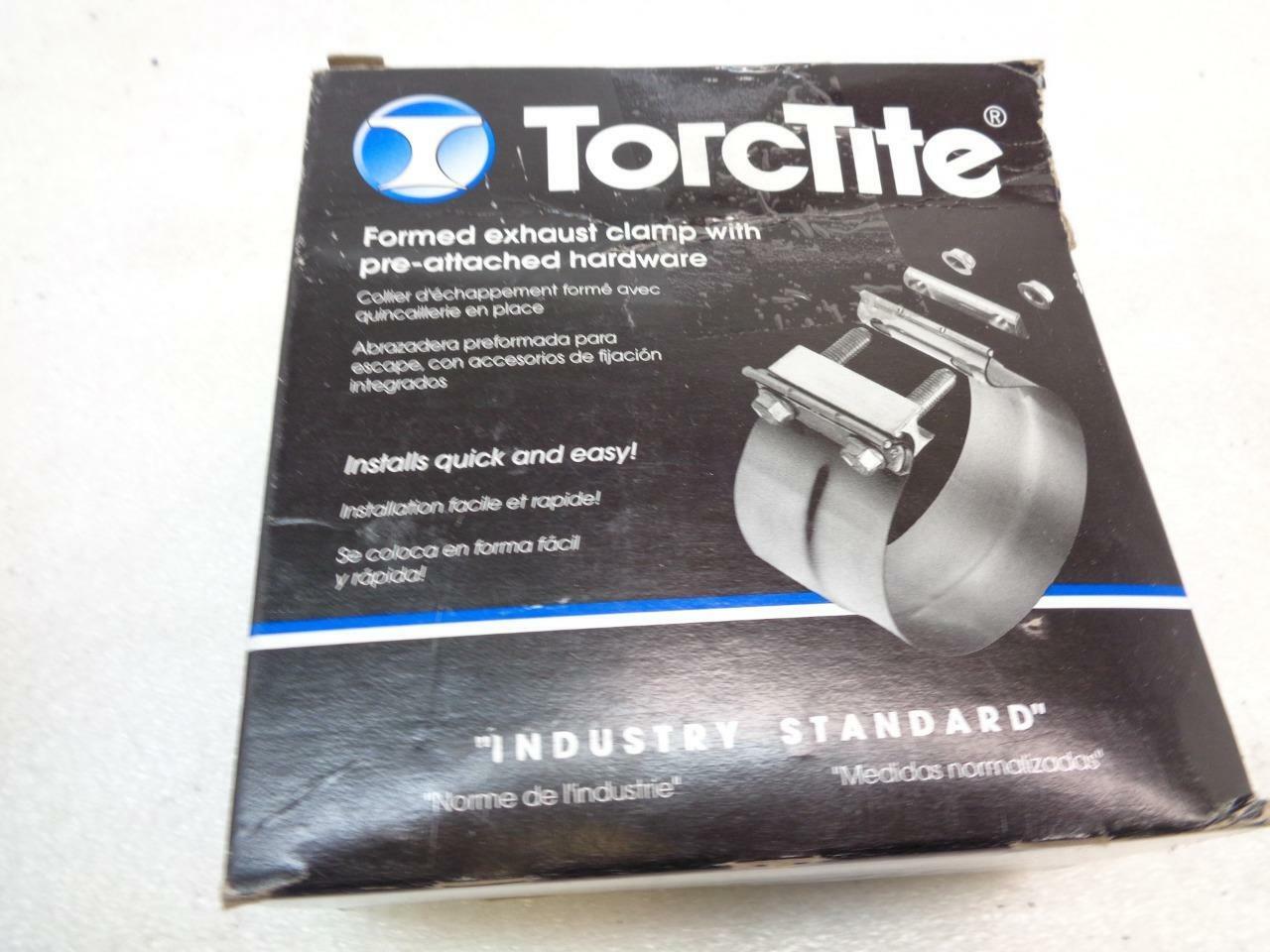 2 PACK NELSON INDUSTRIES TORCTITE 4'' EXHAUST CLAMPS WITH HARDWARE 90366A-10 R10