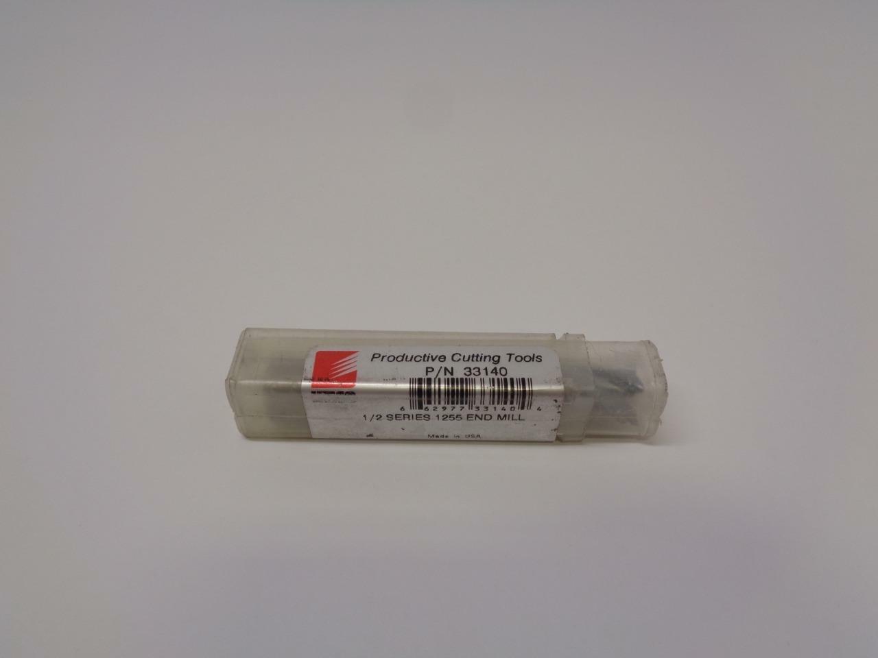 NEW IMCO PRODUCTIVE CUTTING TOOLS SOLID CARBIDE END MILL 1/2" SHANK 1255 33140