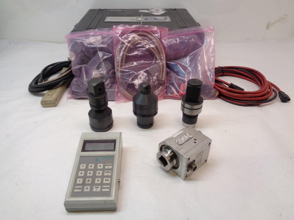 FEC TORQUE TRANSDUCER 2103 w/ INSTRUMENT CABLES TOOLS IMPACTS & CASE R22
