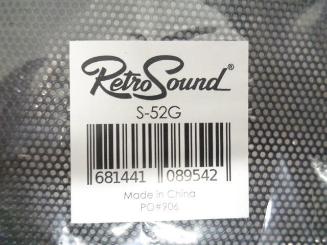 RETROSOUND S-52G SPEAKER GRILLES 2-PACK NEW N.2 SR