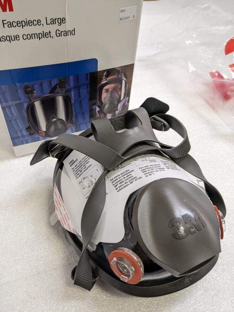 3M 6900 FULL-FACE LARGE RESPIRATOR MASK H-1472 NEW BSR3.1