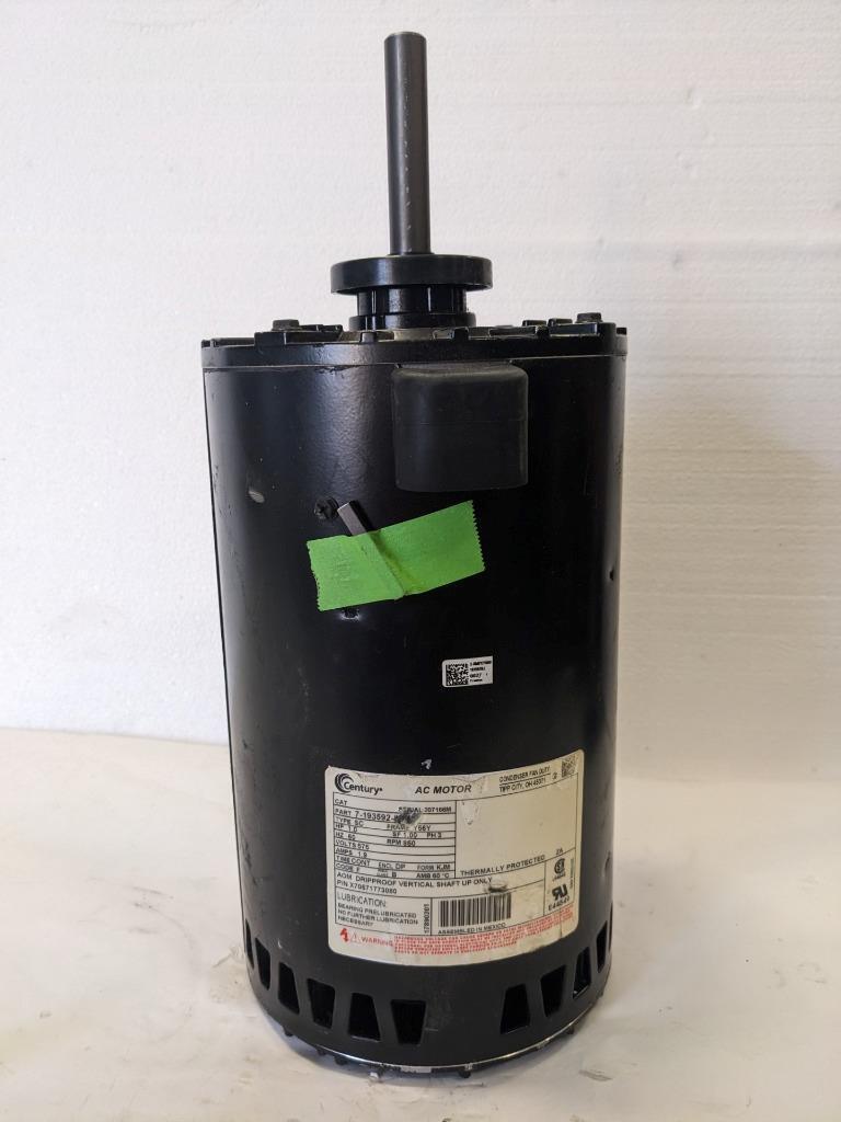 Trane Century AC Motor 7-193592-80 1 HP 60Hz 575v 1.9A Electric Motor NEW BSIG1