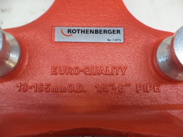 NEW ROTHENBERGER 70715 TOP SCREW CHAIN VISE 1/4-6" R28