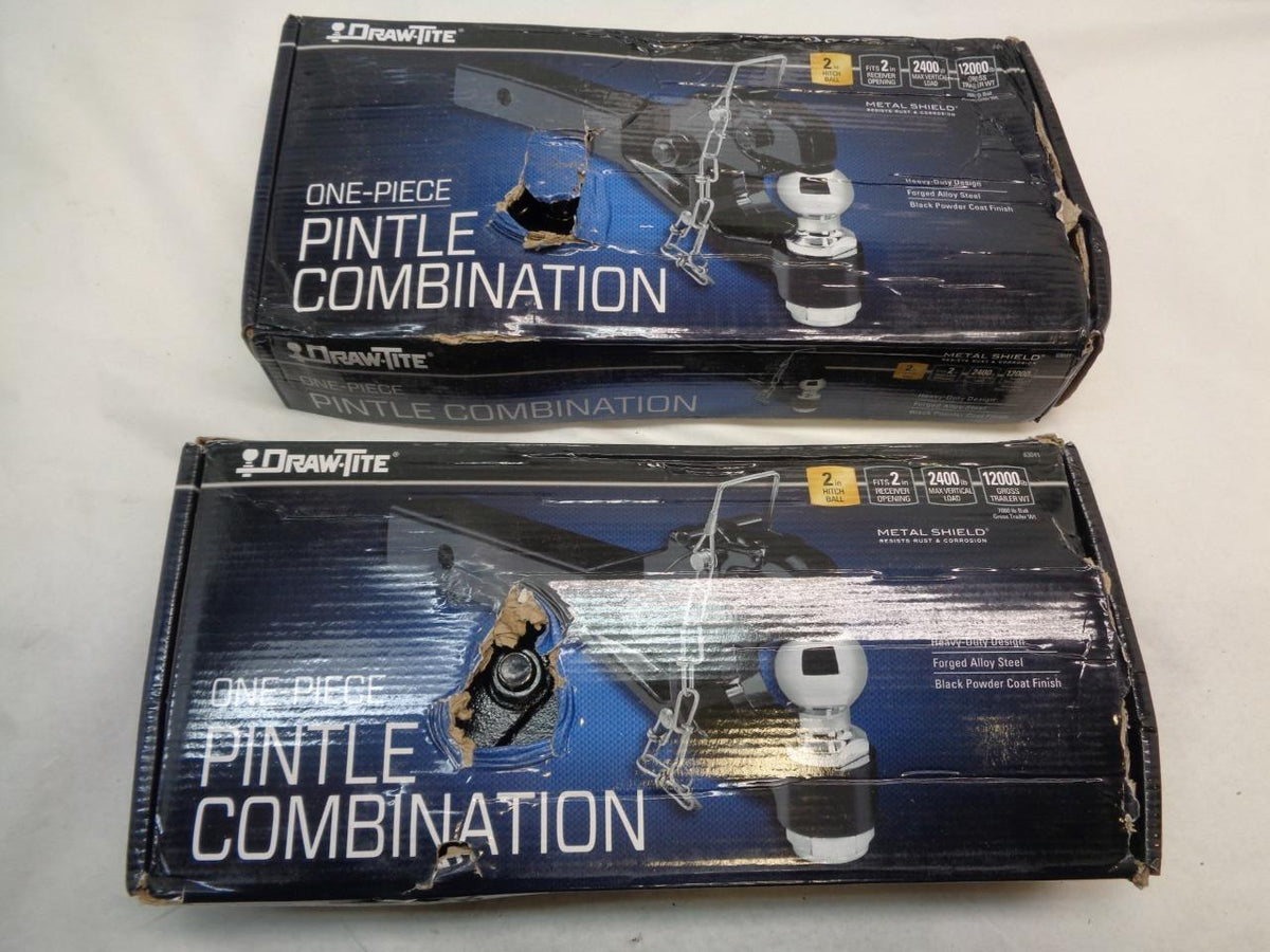 New Draw-Tite 2" Receiver Pintle Hook 2" Hitch Ball 63041 R18