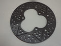 1 NEW PAIR OF GENERAL FRONT DRILLED SLOTTED THREE BOLT ALUMINUM 10.95" ROTOR R16