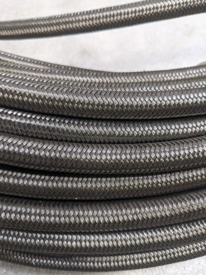 UNBRANDED BRAIDED STAINLESS STEEL 258' HOSE 1/2" OD 3/8" ID PTFE NEW R17