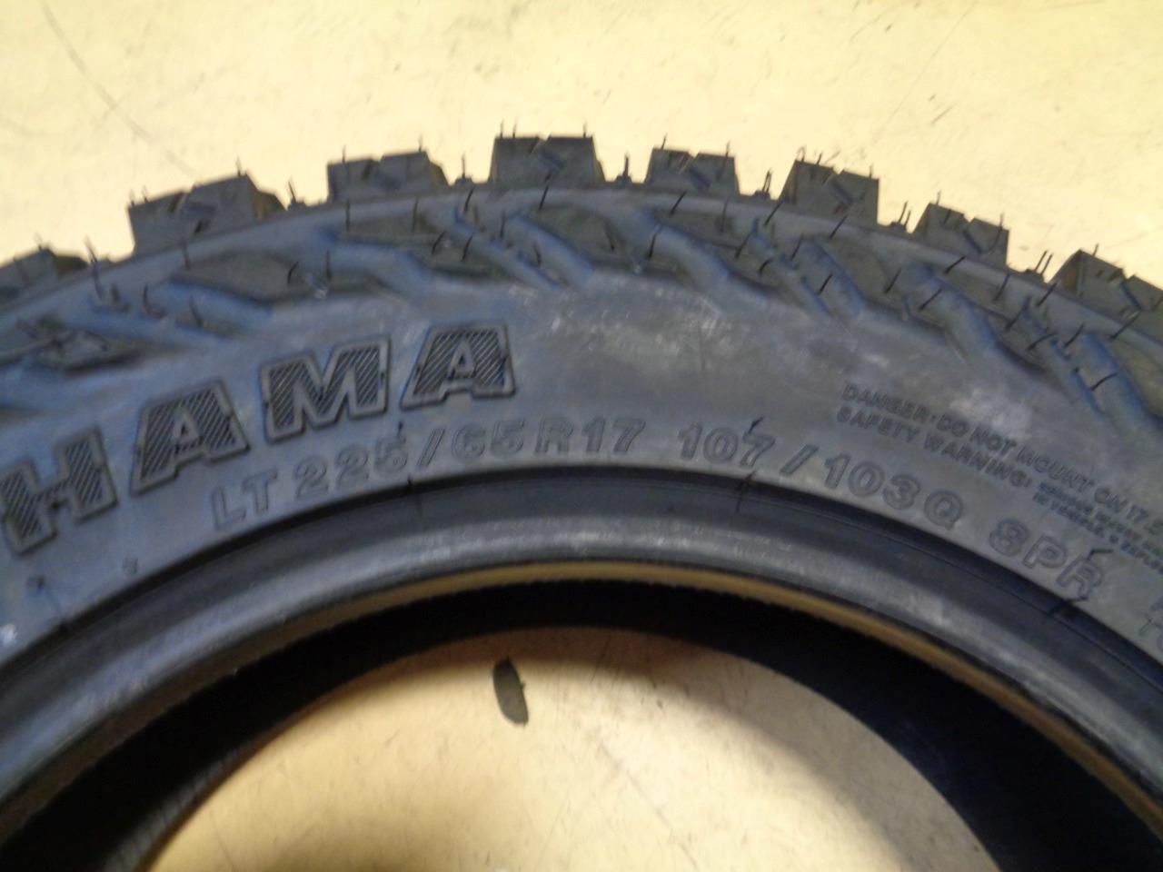 4 YOKOHAMA GEOLANDAR MT G003 BSW LT 225 65 17 107/103Q 8PLY TIRES 110133339 BQ2