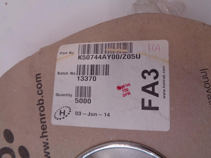 NEW HENROB INNOVATIVE JOINING SOLUTIONS REEL OF K-RIVETS K50744AY00/Z05U R32T1