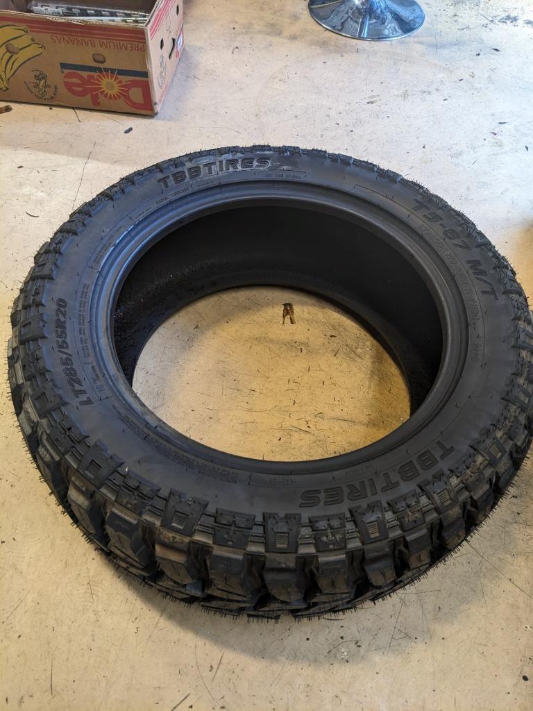 TBB TIRES TS-67 M/T BSW LT 285 55 20 122/119Q LRE 10PLY TIRE HFJB9MB CQ2