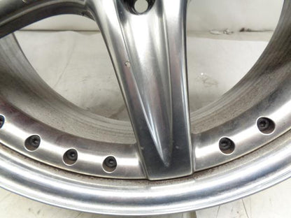 SET OF ROH MODENA 19X8.5 ET 52, 19X10.5 ET40 5X130 SILVER 3 PIECE WHEELS WR