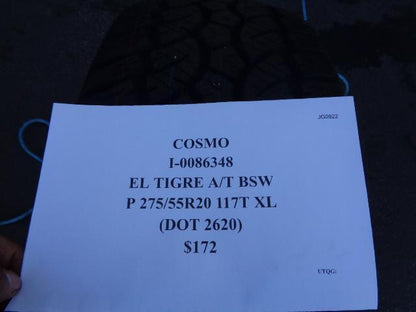 COSMO EL TIGRE A/T BSW P 275 55 20 117T XL ALL TERRAIN TIRE I-0086348 SU16