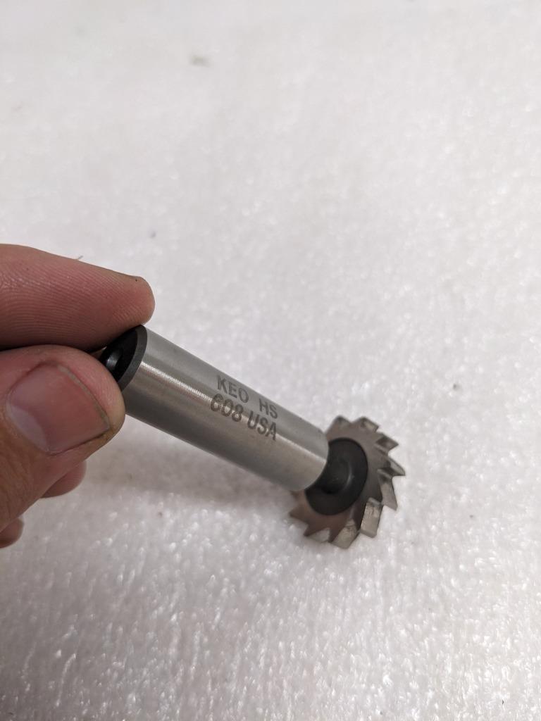 KEO CUTTERS 66080 #608 WOODRUFF KSC SHANK HSS RH NEW R22T5