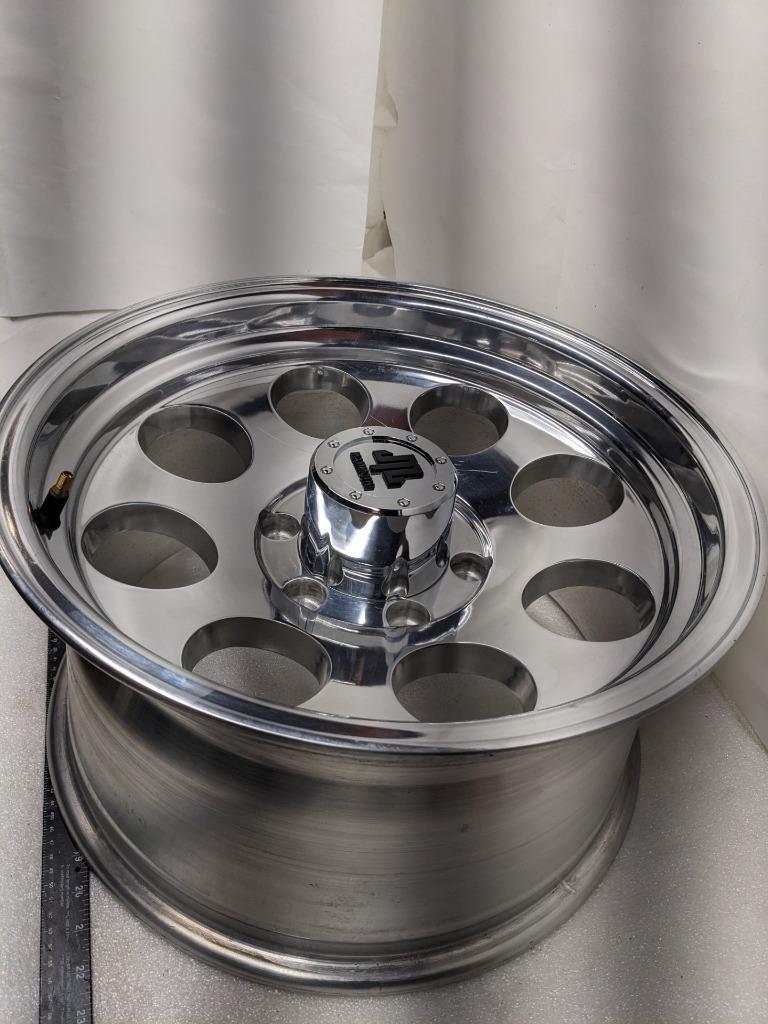 1 MAMMOTH WHEEL 17X9J ET-6 POLISHED ALUMINUM 6X139.7 BOLT PATTERN NEW WR