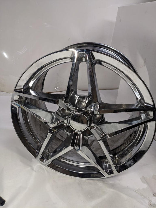 SINGLE CHROME STAGGERED WHEEL/RIM FOR CORVETTE C7 ZR1 18X9.5 J2530 WM-ZR1 USE B2