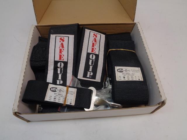 NOS SAFE QUIP 4 POINT V-BELT RACING HARNESS SFI 16.1 05.2008 SQP-713003 R18