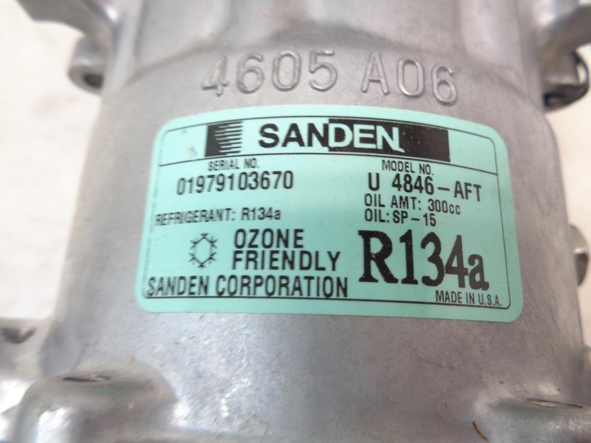 NEW 4 SEASONS 58553 SANDEN U4846-AFT AC COMPRESSOR 94-02 DODGE(VARIOUS) R1