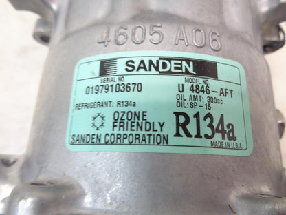 NEW 4 SEASONS 58553 SANDEN U4846-AFT AC COMPRESSOR 94-02 DODGE(VARIOUS) R1