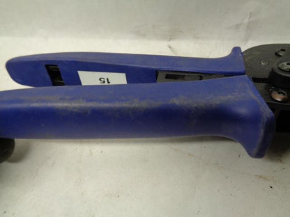 LEONI FIBER OPTICS CRIMP TOOL w/ ACCESSORIES ZXXX-CB0 3.0 3.5 5.0 DIE SET R22T5