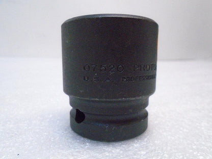 NEW STANLEY PROTO 07520 3/4 DRIVE 6 PT. IMPACT SOCKET 1-1/4 R22