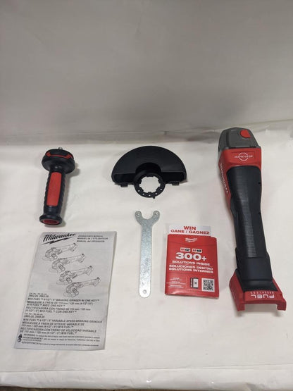 MILWAUKEE M18 BRUSHLESS CORDLESS 4-1/2" 5" BRAKING GRINDER 2882-20 (TOOL ONLY)
