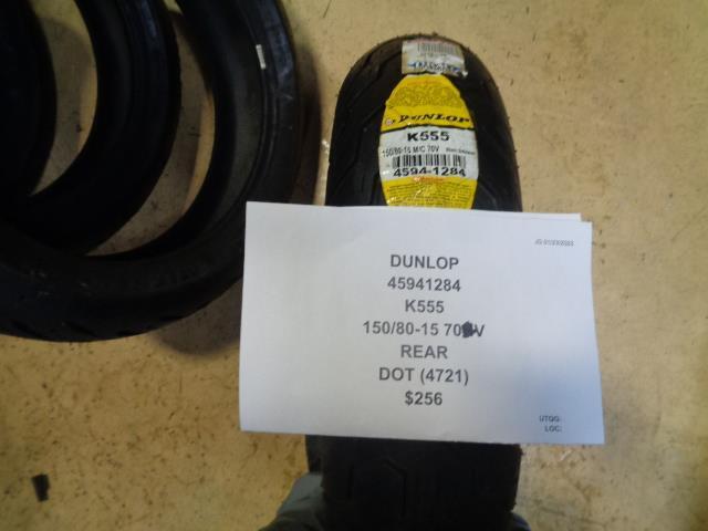 1 DUNLOP K555 150 80 15 70V REAR TIRE 45941284 BQ1