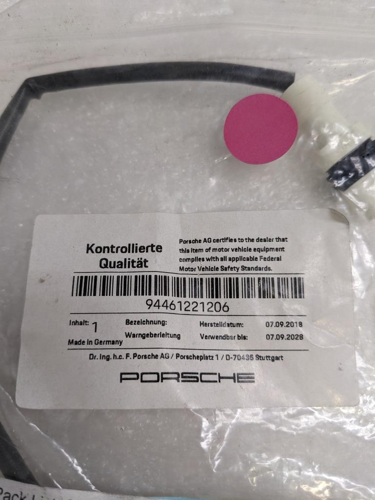 PORSCHE 94461221206 DISC BRAKE PAD WEAR SENSOR FRONT FOR 88-89 944 NEW PGB2TB