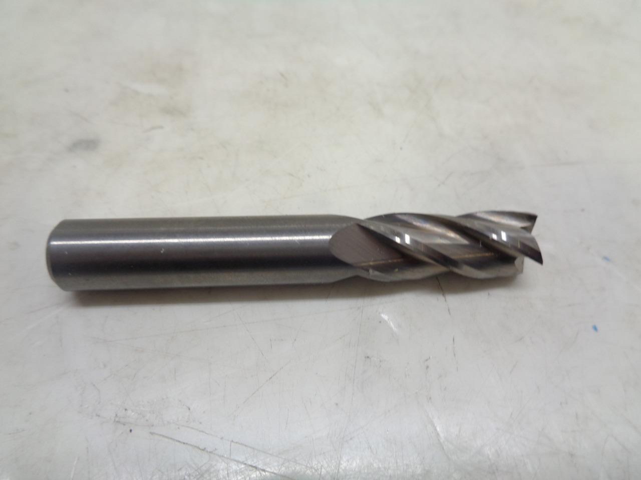 NEW MA FORD HI-FEED 11137500 CARBIDE END MILL 3/8"x1" 4 FLUTE R22T6BG