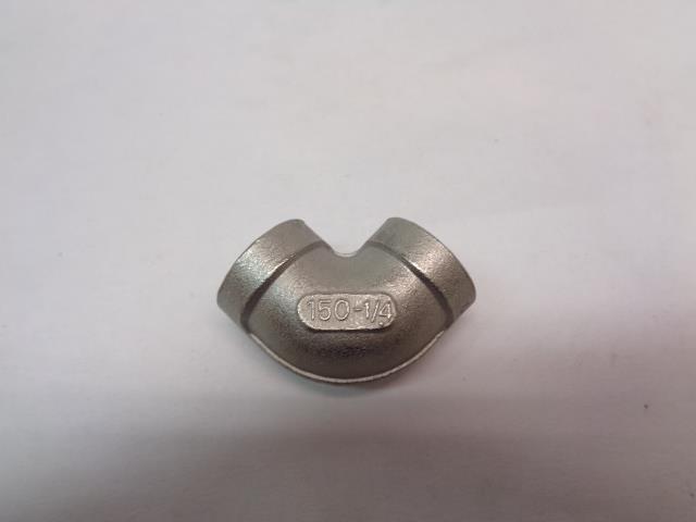 MERIT BRASS 25 PACK 1/4" GRADE 316 STAINLESS STEEL PIPE 90DEG ELBOW K601-04 R15