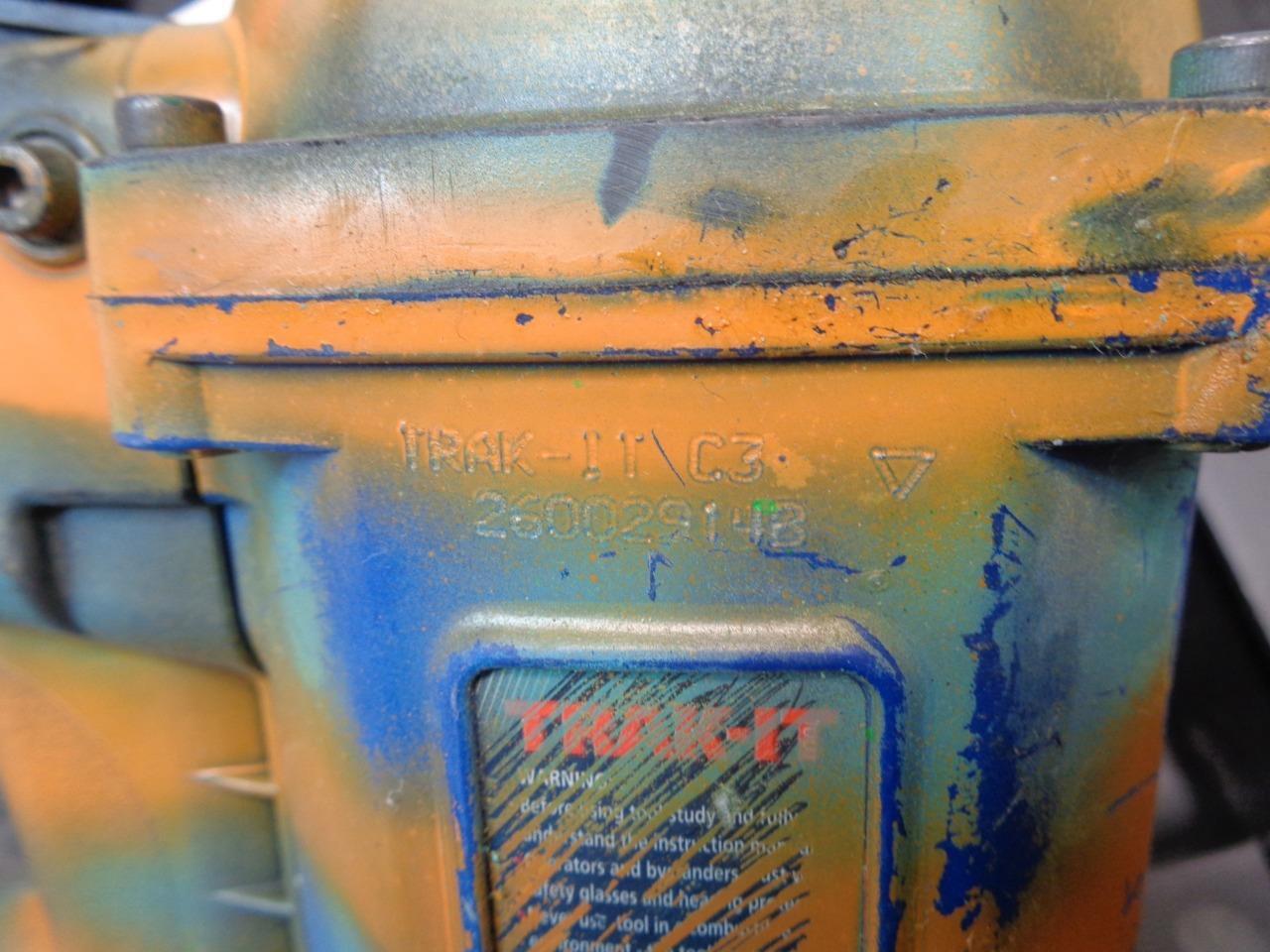 USED BLUE POWERS TRAK IT GAS NAILER 55011 C3 WITH EYE WEAR BSR35